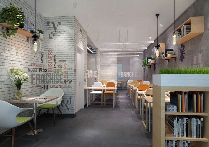 650平方英語教育培訓機構設計裝修-第3張圖片-上海古都建筑設計集團
