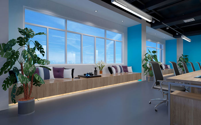 900平方電腦培訓教育行業裝修設計-第3張圖片-上海古都建筑設計集團