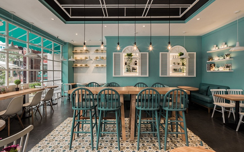 上海裝修摩天輪咖啡館設計效果-第3張圖片-上海古都建筑設計集團