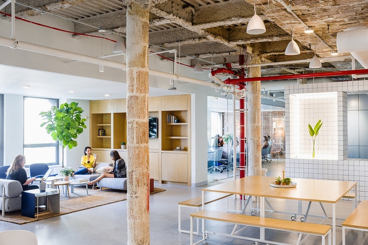 徐匯湖南路街道辦公室裝修設計工業風格-第2張圖片-上海古都建筑設計集團