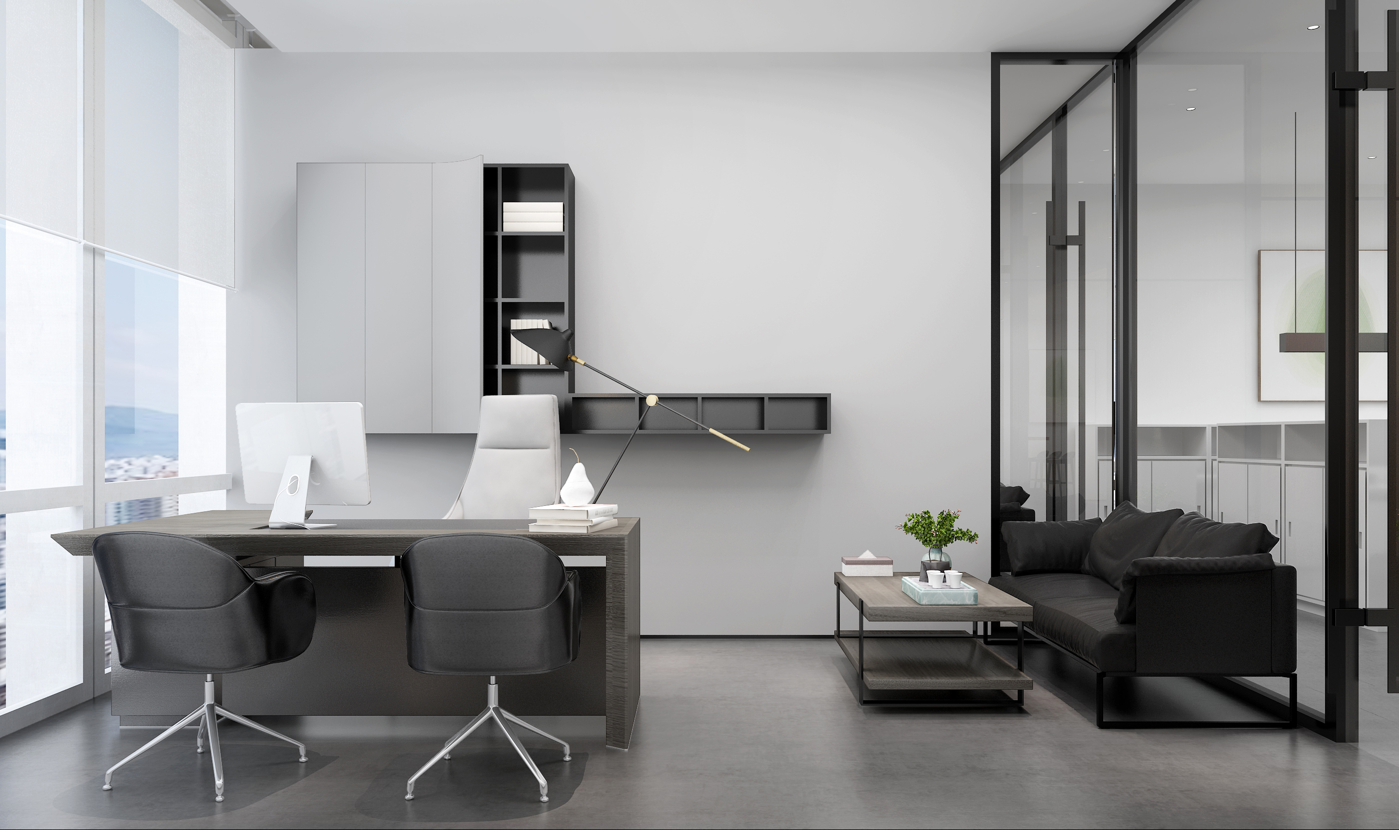 虹口區來福士辦公室設計裝修圖-第4張圖片-上海古都建筑設計集團