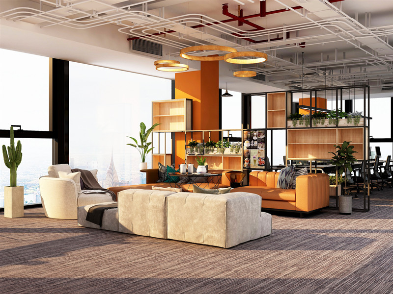 5000平工業風辦公室設計裝潢圖片-第6張圖片-上海古都建筑設計集團