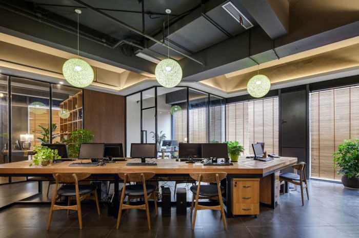 徐匯辦公室裝修進出口貿易公司裝修設計效果圖-第4張圖片-上海古都建筑設計集團