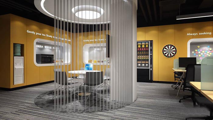 嘉定辦公室裝修紡織公司設計效果圖-第4張圖片-上海古都建筑設計集團