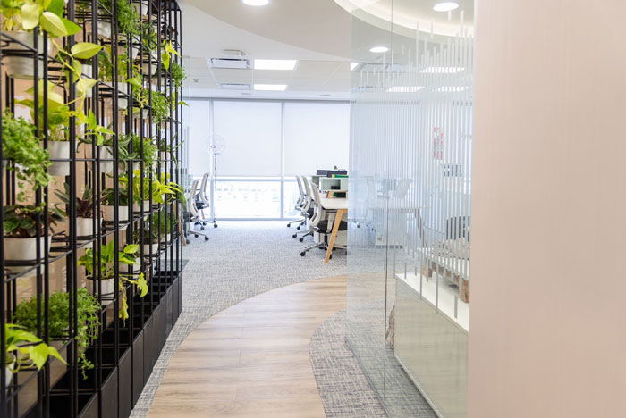 閔行280平化妝品公司辦公室裝修設(shè)計-第2張圖片-上海古都建筑設(shè)計集團