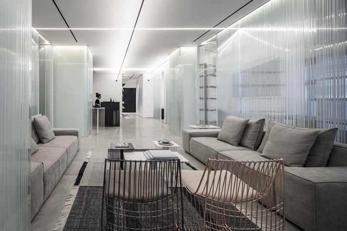 寶山物業公司辦公室裝修設計效果圖-第1張圖片-上海古都建筑設計集團