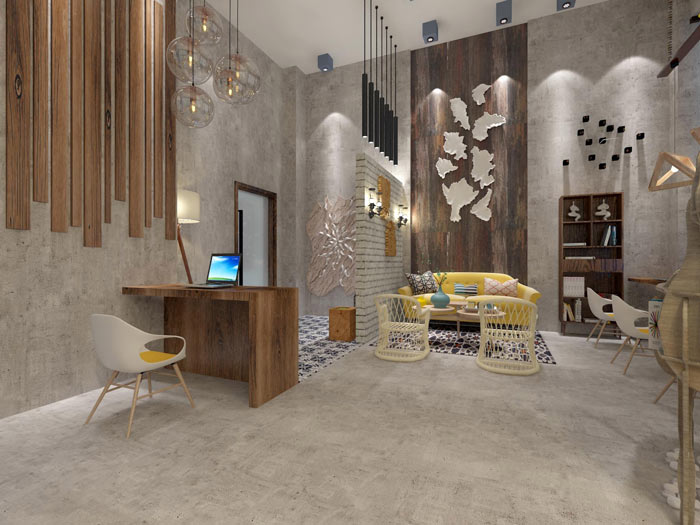 浦東室內設計辦公室裝修效果圖-第3張圖片-上海古都建筑設計集團