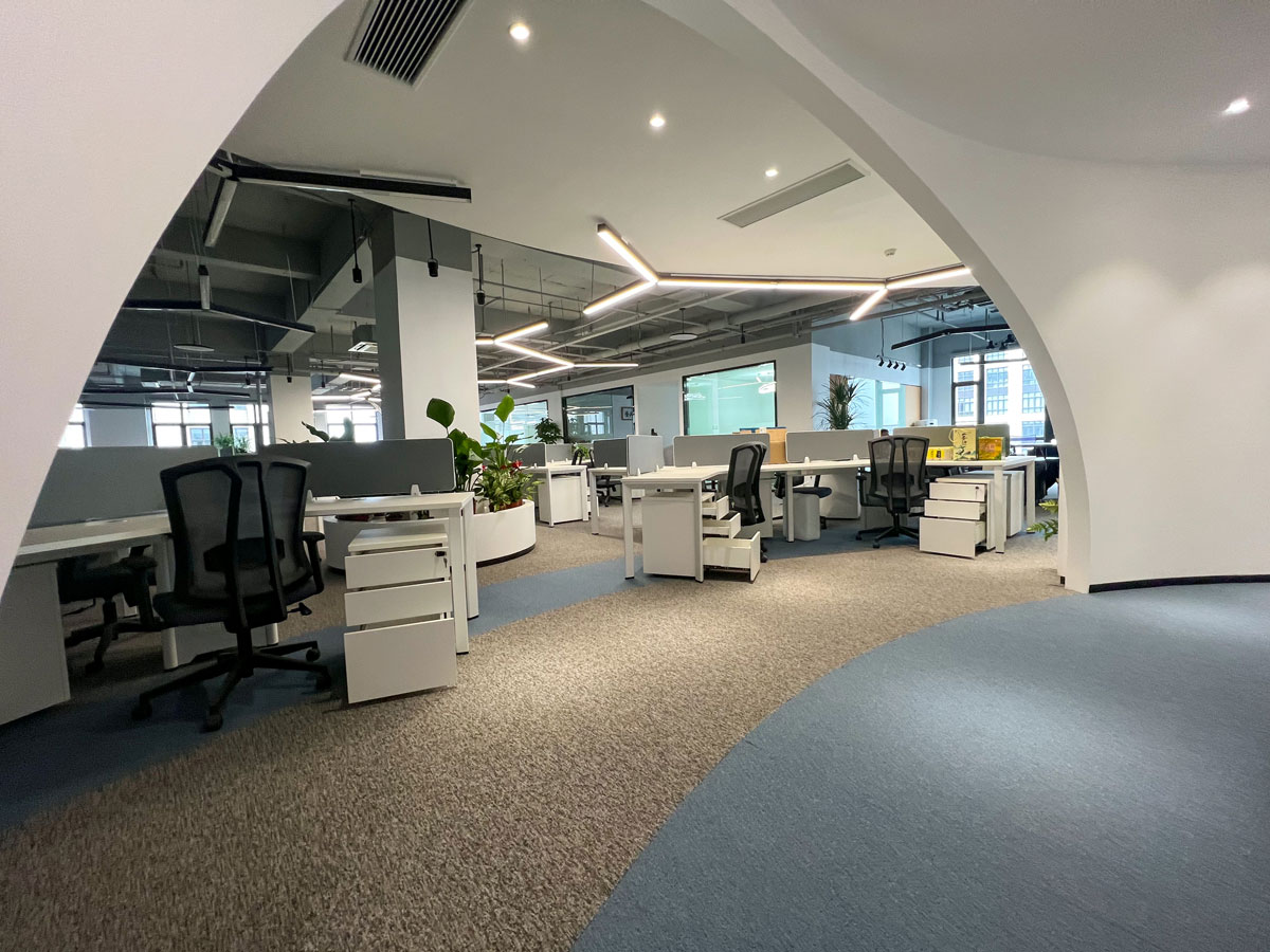 徐匯區電商中心辦公室裝修設計-第1張圖片-上海古都建筑設計集團