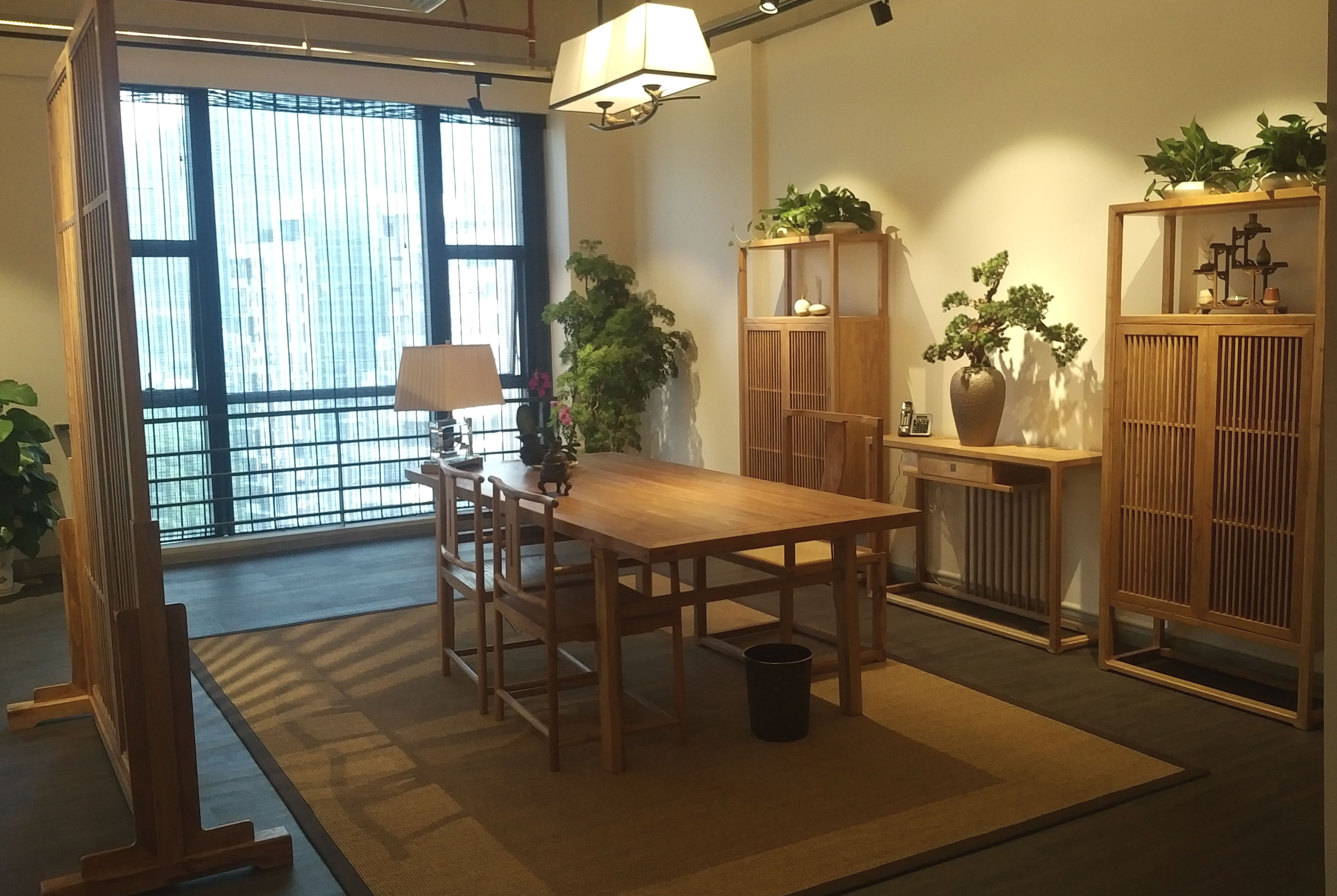 閔行區中式復古辦公室裝修設計-第3張圖片-上海古都建筑設計集團