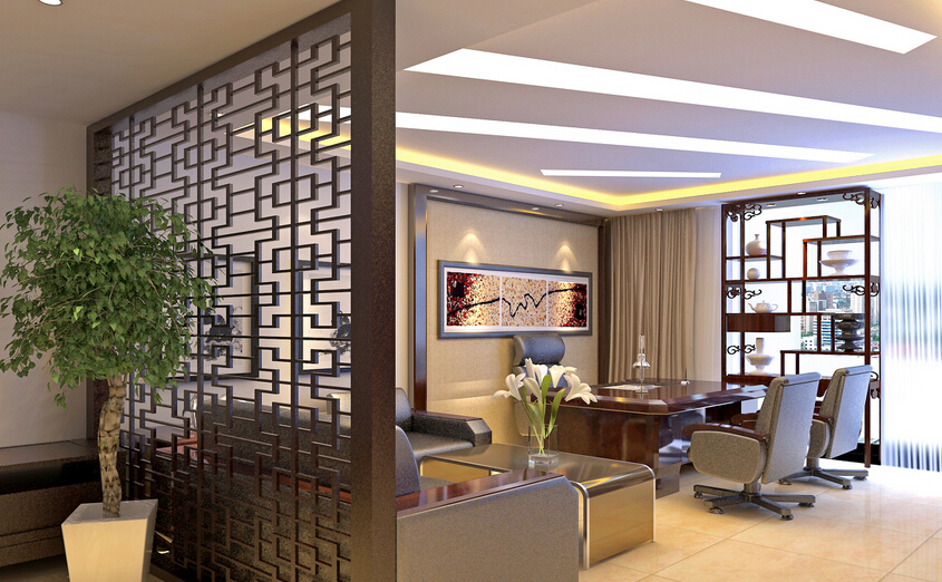 上海辦公室裝修辦公室隔斷裝修設計-第3張圖片-上海古都建筑設計集團