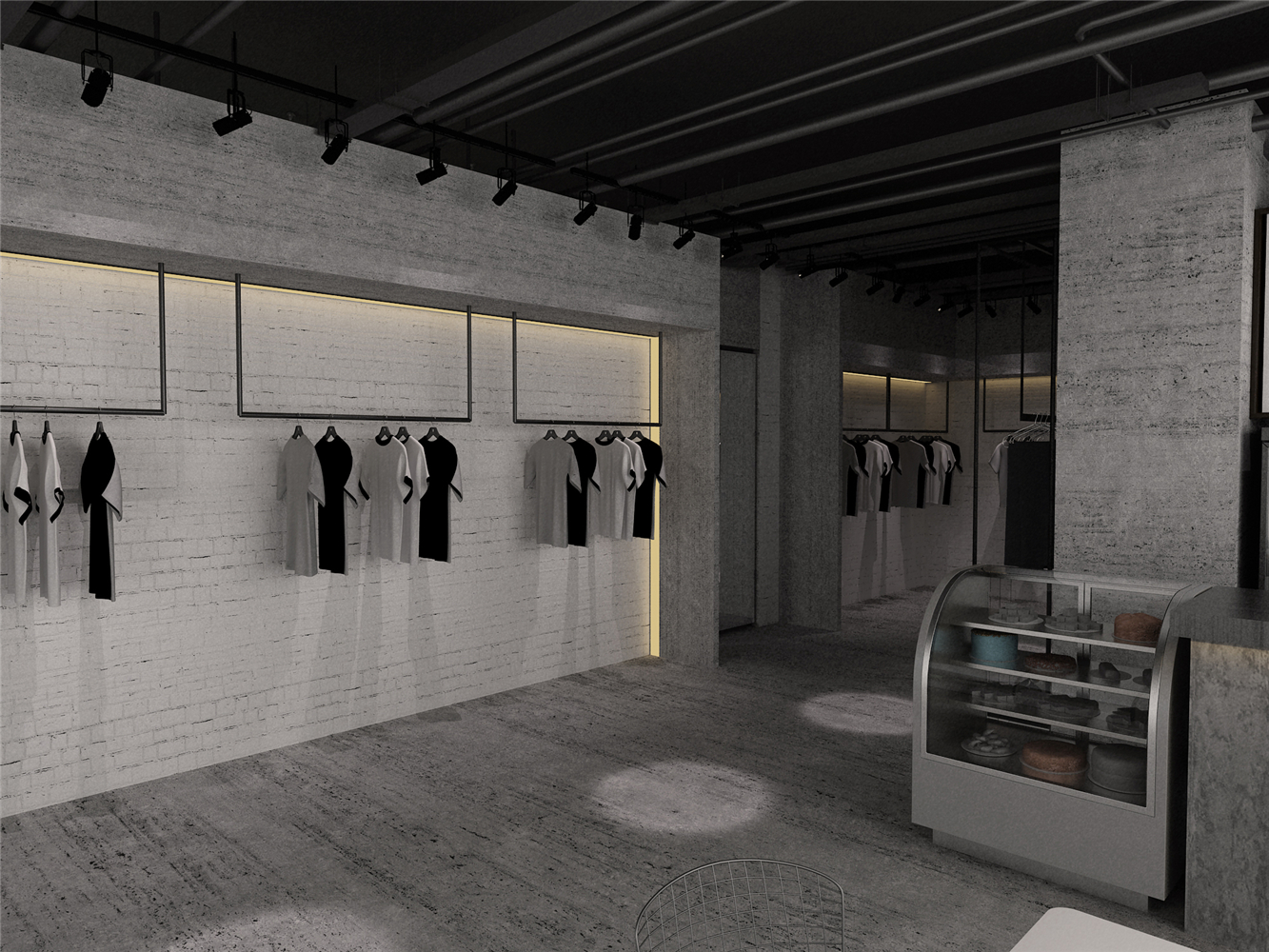 徐匯區工業風格服裝店辦公室裝修設計-第4張圖片-上海古都建筑設計集團