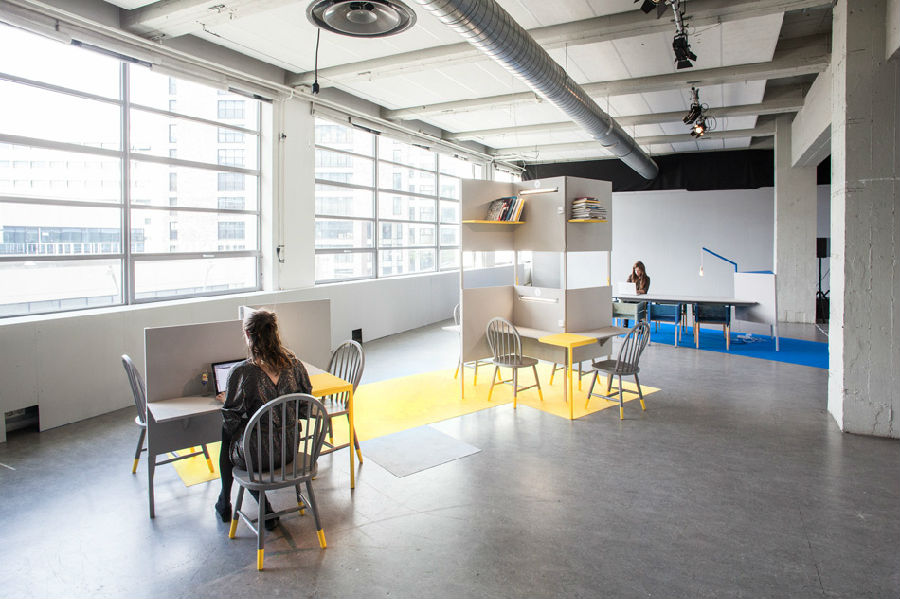 上海辦公室裝修清新風格設計案例-第4張圖片-上海古都建筑設計集團