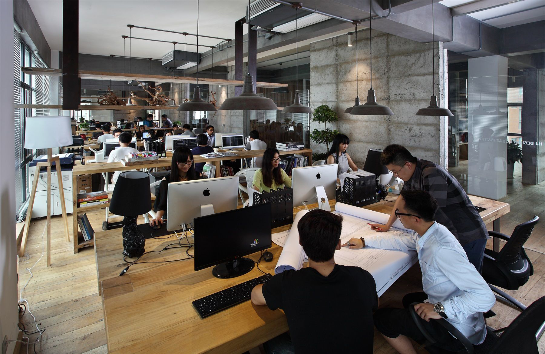 寶山區設計公司辦公室裝修設計案例-第5張圖片-上海古都建筑設計集團