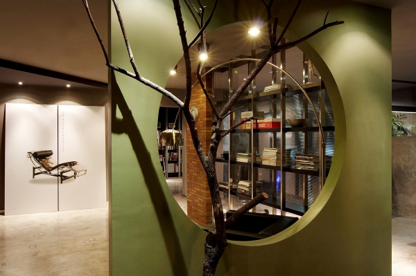 黃浦區復古展廳裝修設計效果圖-第1張圖片-上海古都建筑設計集團