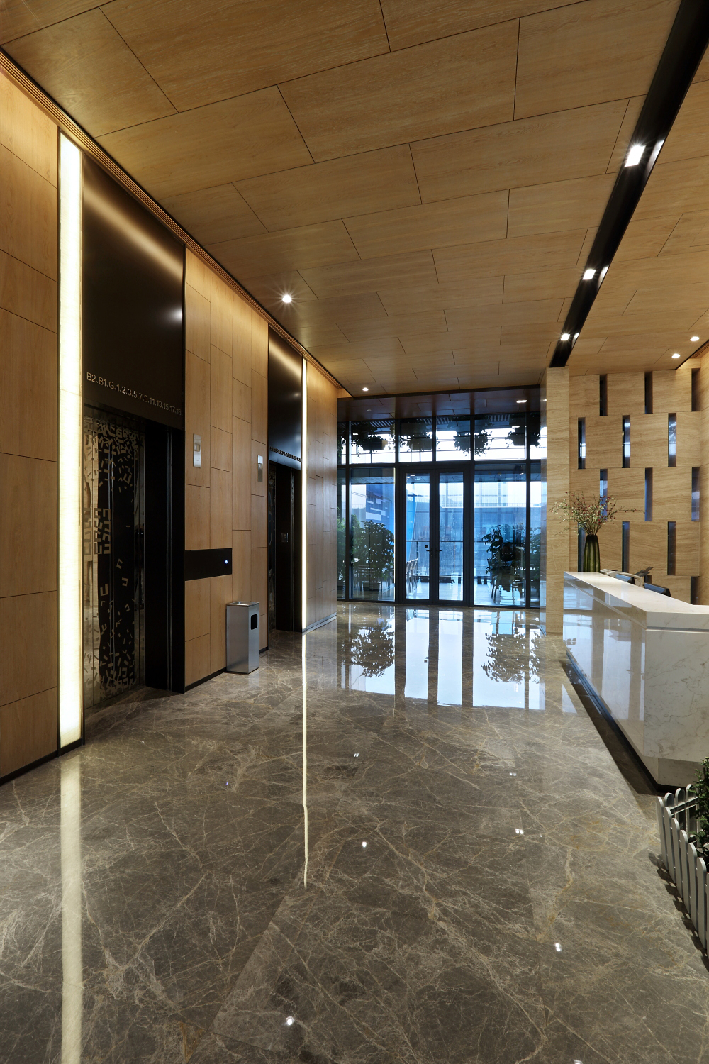 金山區300平物業公司辦公室裝修設計-第6張圖片-上海古都建筑設計集團