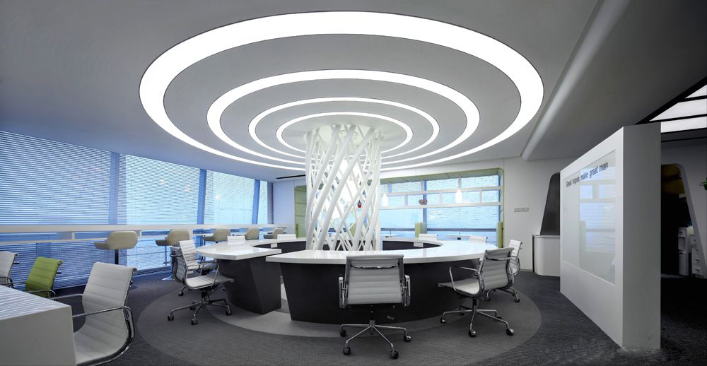 上海商務中心辦公室裝修設計-第1張圖片-上海古都建筑設計集團