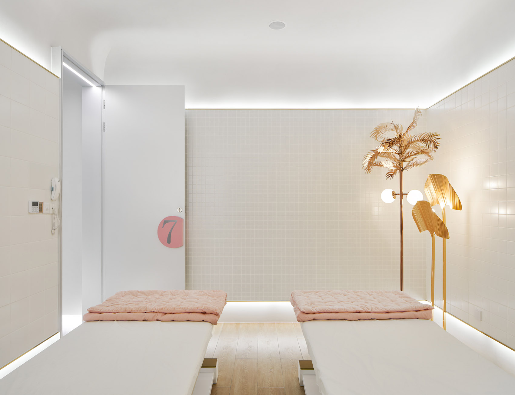 黃浦區簡約風美容會所裝修設計-第5張圖片-上海古都建筑設計集團