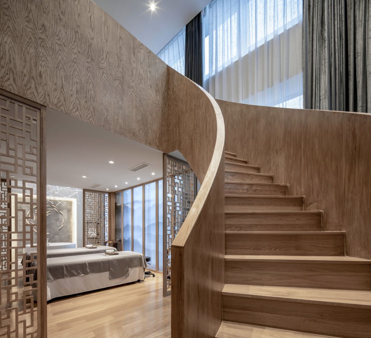 禪意風格美容會所裝修設計-第3張圖片-上海古都建筑設計集團