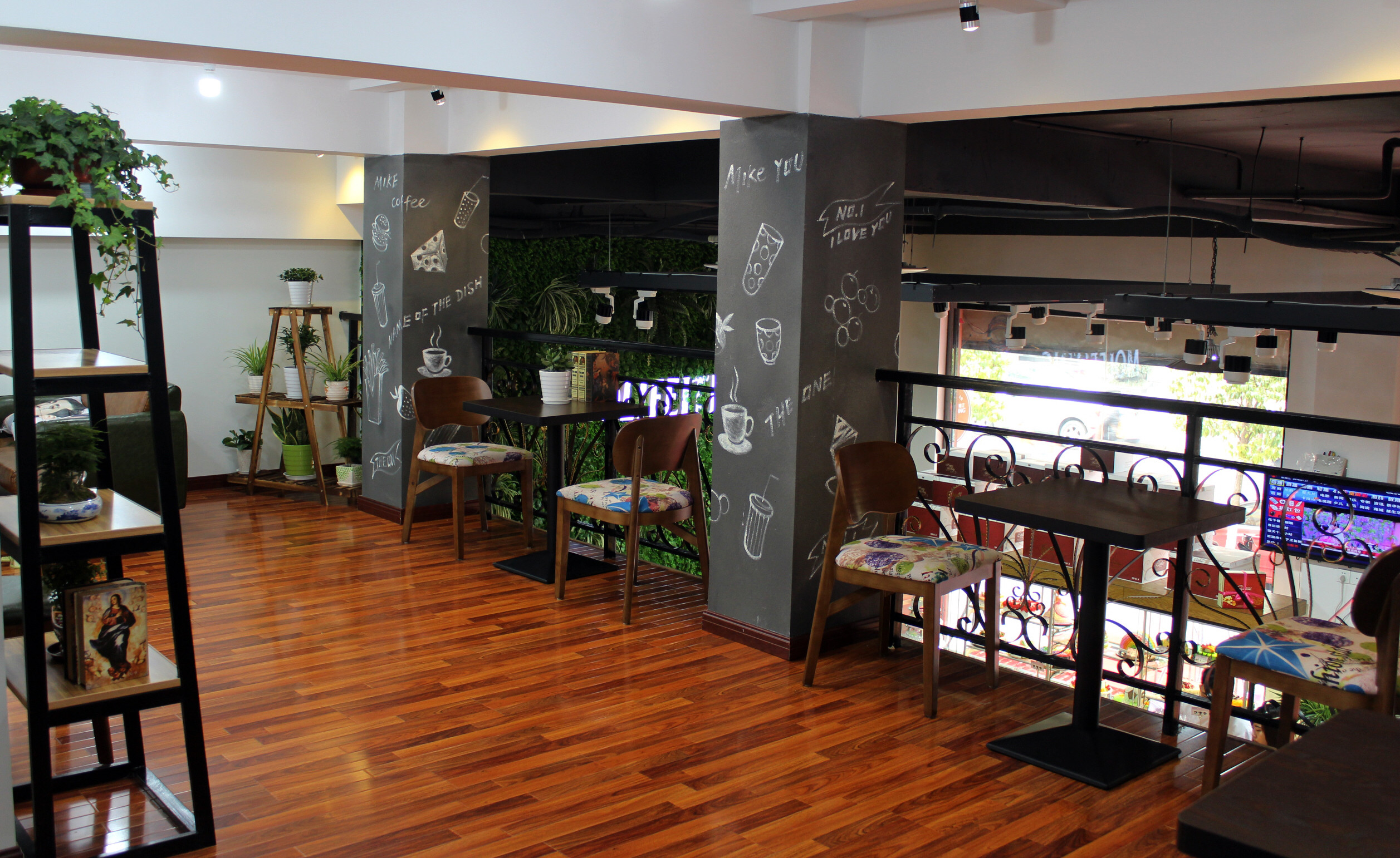 浦東新區loft工業風奶茶店裝修設計-第2張圖片-上海古都建筑設計集團