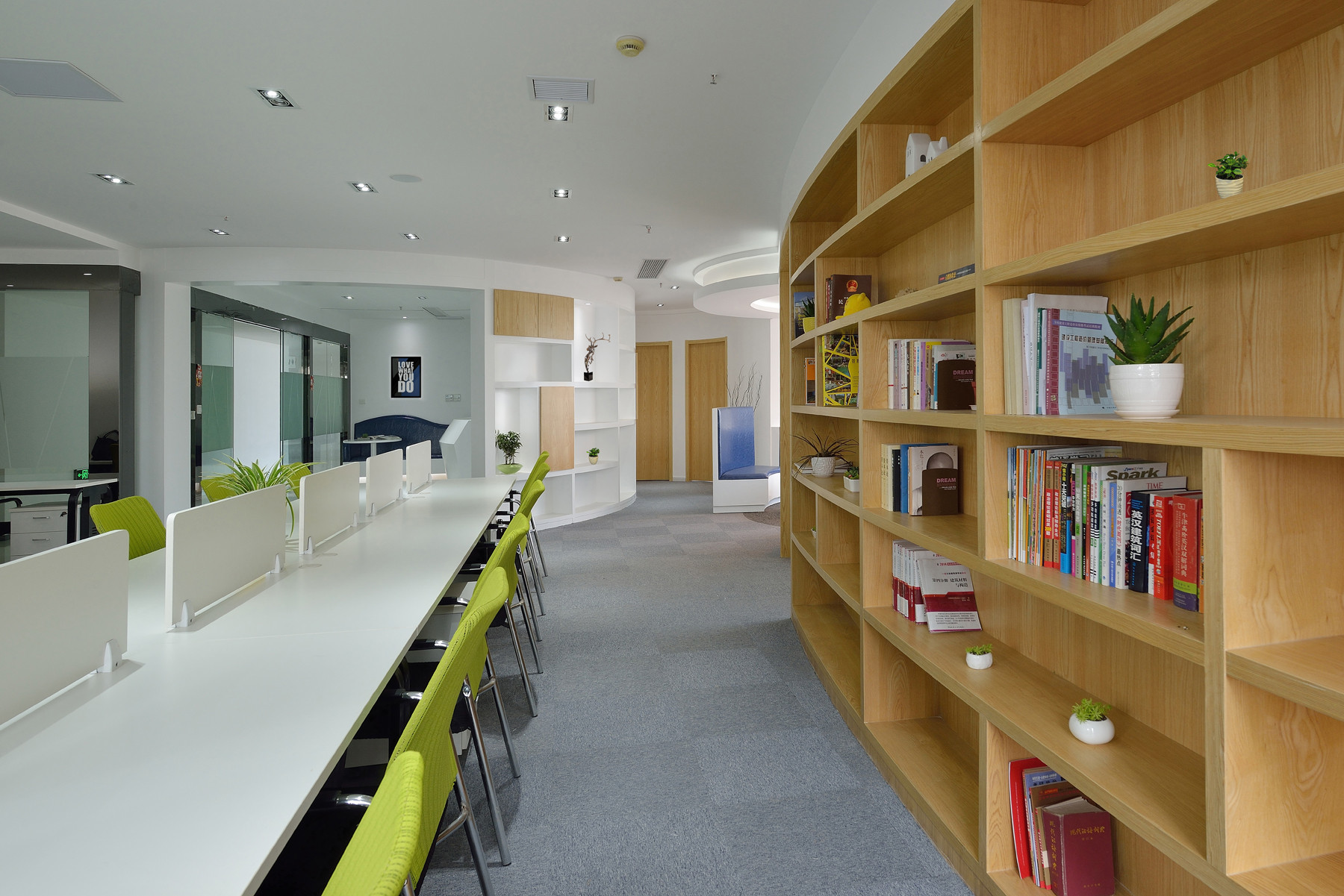 青浦區辦公室裝修簡約風設計-第3張圖片-上海古都建筑設計集團