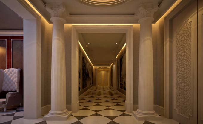 普陀區歐式風格美容會所裝修設計-第5張圖片-上海古都建筑設計集團