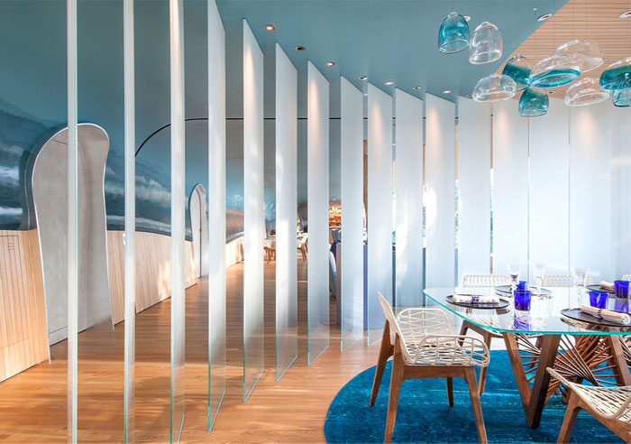 嘉定區海洋風格餐廳裝修設計-第5張圖片-上海古都建筑設計集團