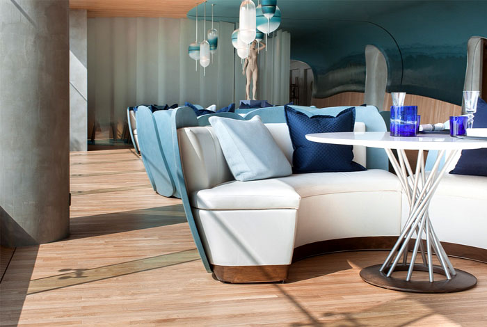 嘉定區海洋風格餐廳裝修設計-第2張圖片-上海古都建筑設計集團