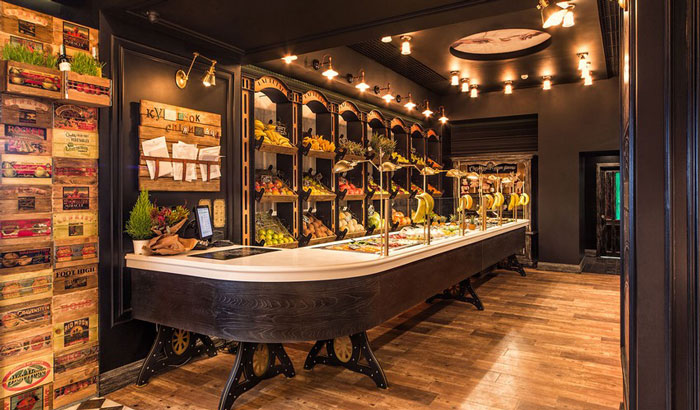 復古風水果店裝修設計-第3張圖片-上海古都建筑設計集團