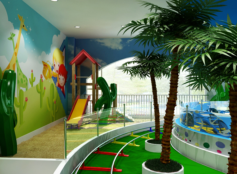 普陀區(qū)現(xiàn)代兒童樂園裝修設計-第3張圖片-上海古都建筑設計集團