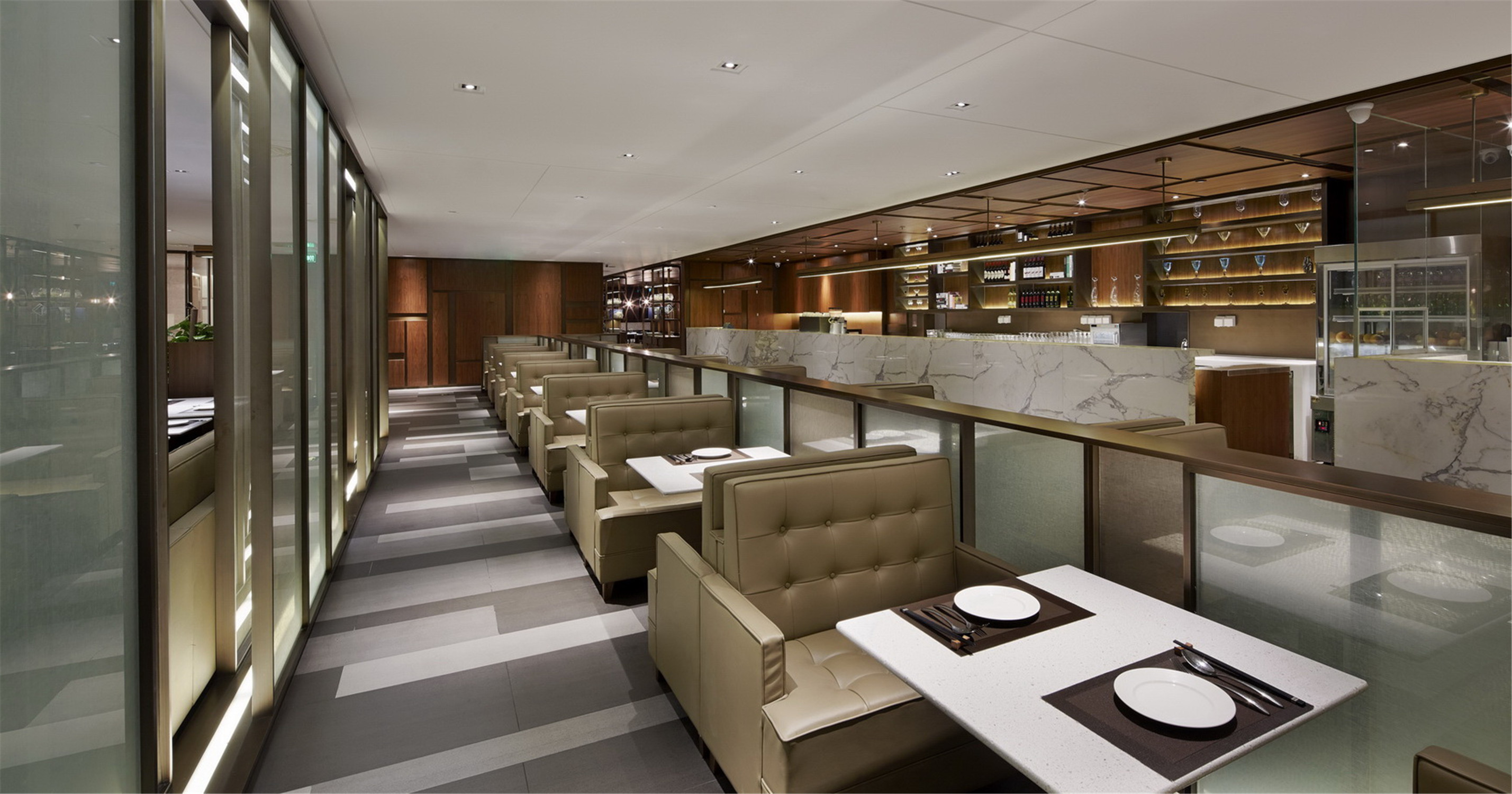 浦東新區120平港式茶餐廳裝修設計-第4張圖片-上海古都建筑設計集團