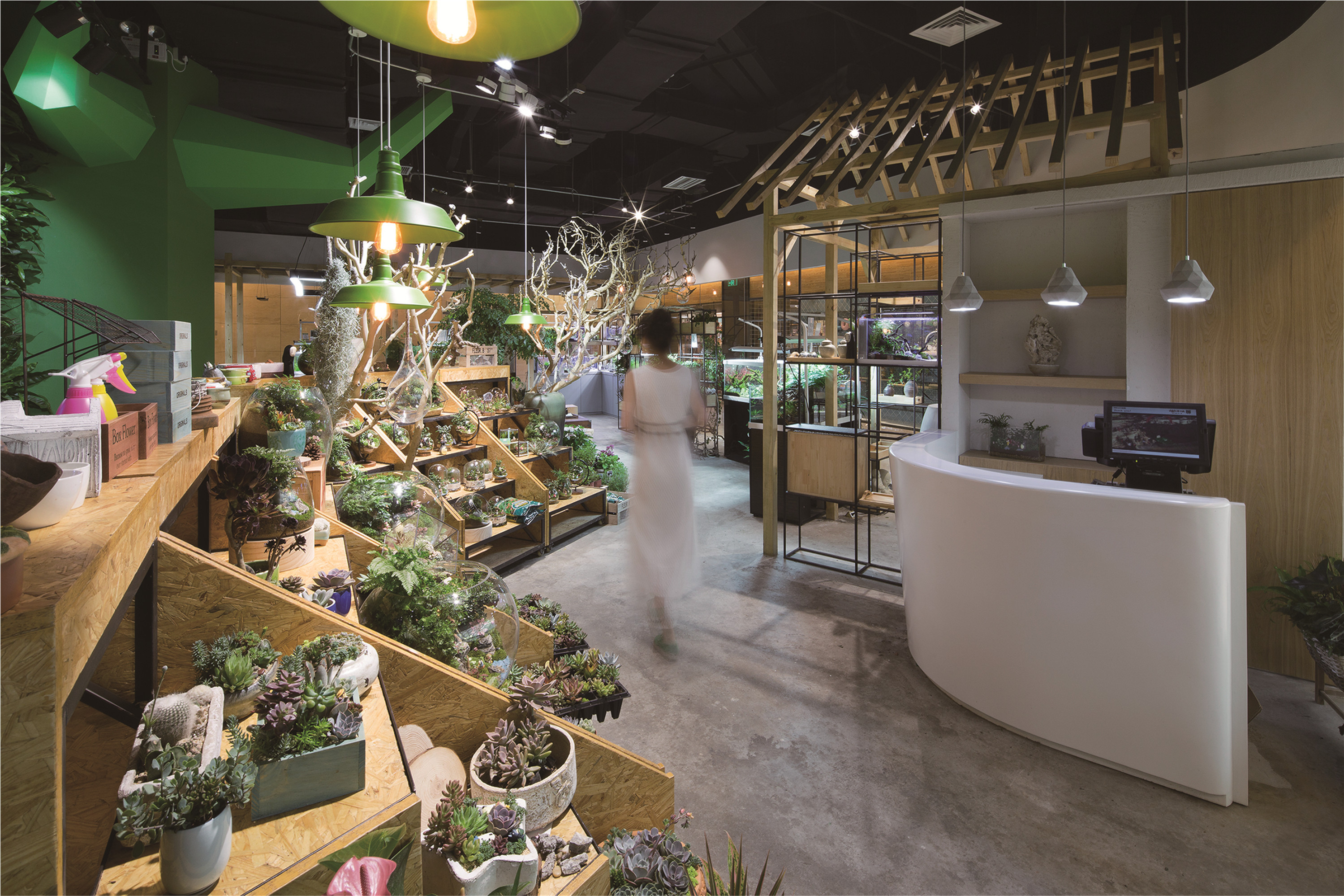 嘉定區(qū)景觀花藝店裝修設計-第2張圖片-上海古都建筑設計集團