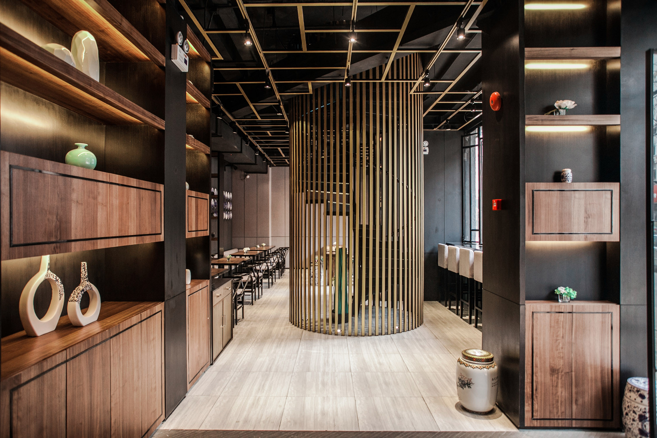 中式拉面館裝修設計-第1張圖片-上海古都建筑設計集團