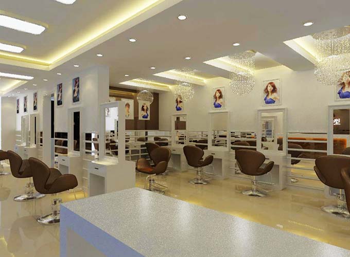 高端開闊發廊裝修設計-第4張圖片-上海古都建筑設計集團