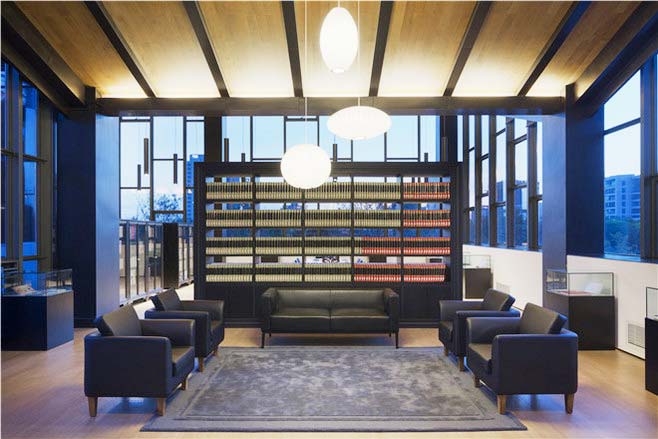 空曠工業風圖書館裝修設計-第1張圖片-上海古都建筑設計集團