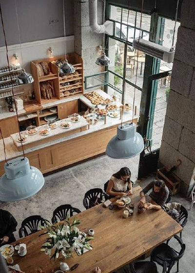 復古工業風西餐廳裝修設計-第4張圖片-上海古都建筑設計集團