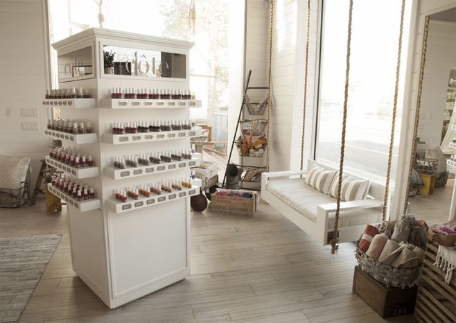 清新簡約美甲店裝修設計-第1張圖片-上海古都建筑設計集團