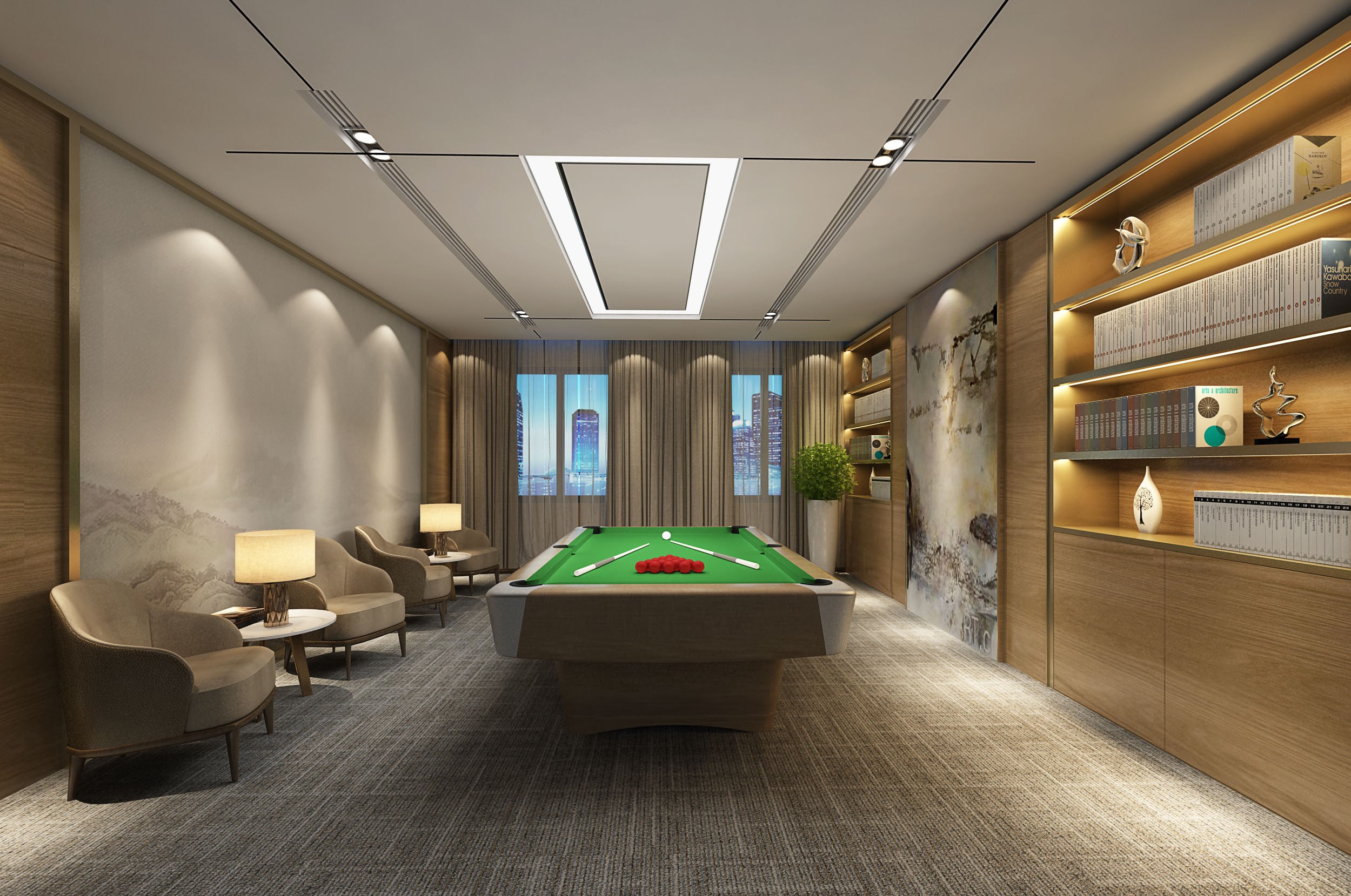 虹口區復式奢華辦公室裝修設計-第7張圖片-上海古都建筑設計集團