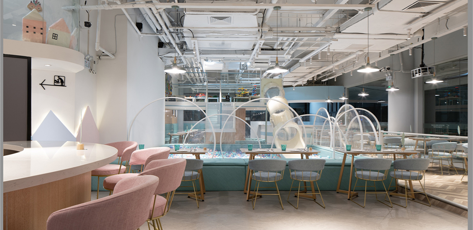 嘉定區親子主題餐廳裝修設計-第3張圖片-上海古都建筑設計集團