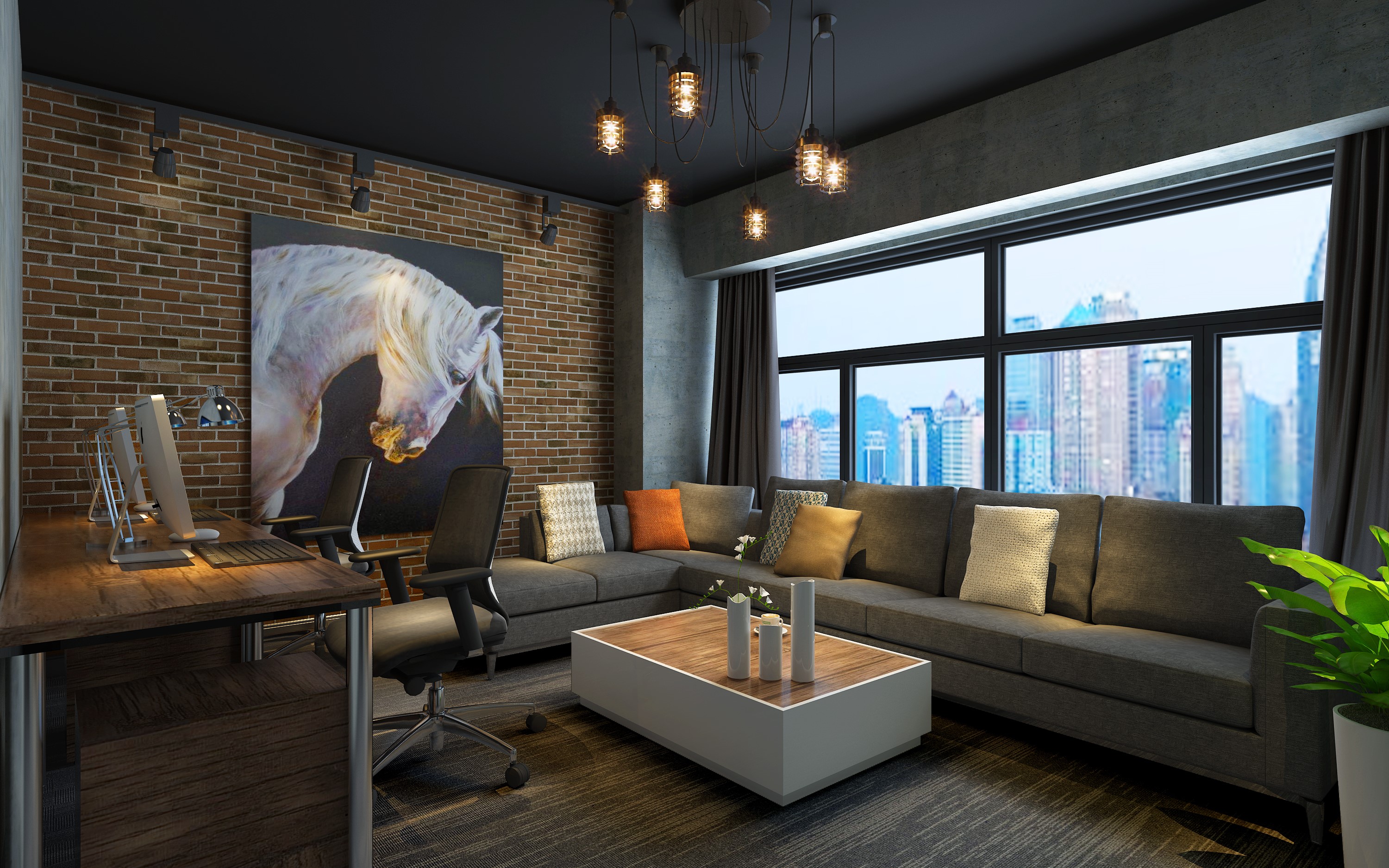 虹口區文藝氣息辦公室裝修設計-第4張圖片-上海古都建筑設計集團