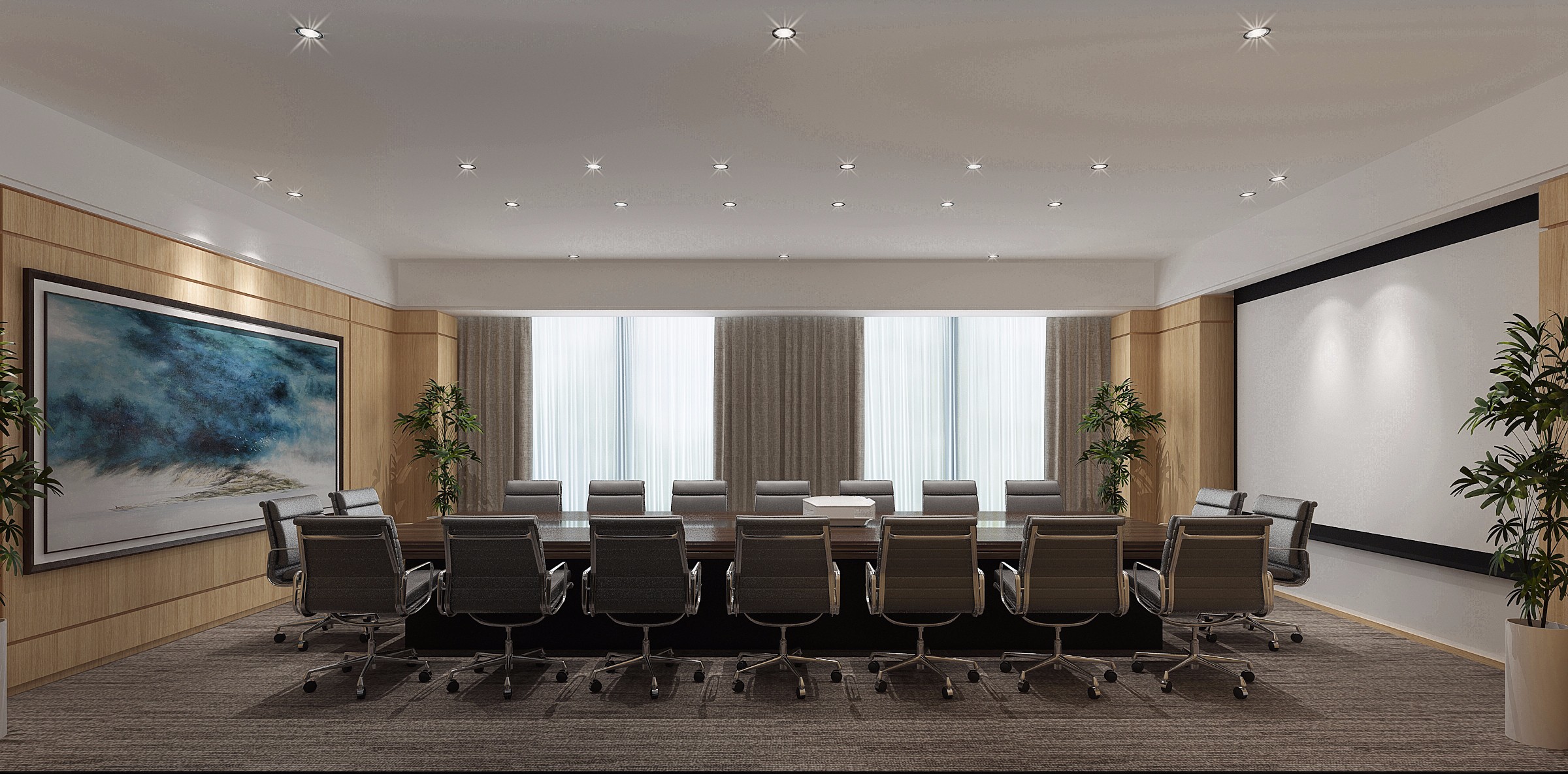 古典大氣老板辦公室裝修設計-第1張圖片-上海古都建筑設計集團