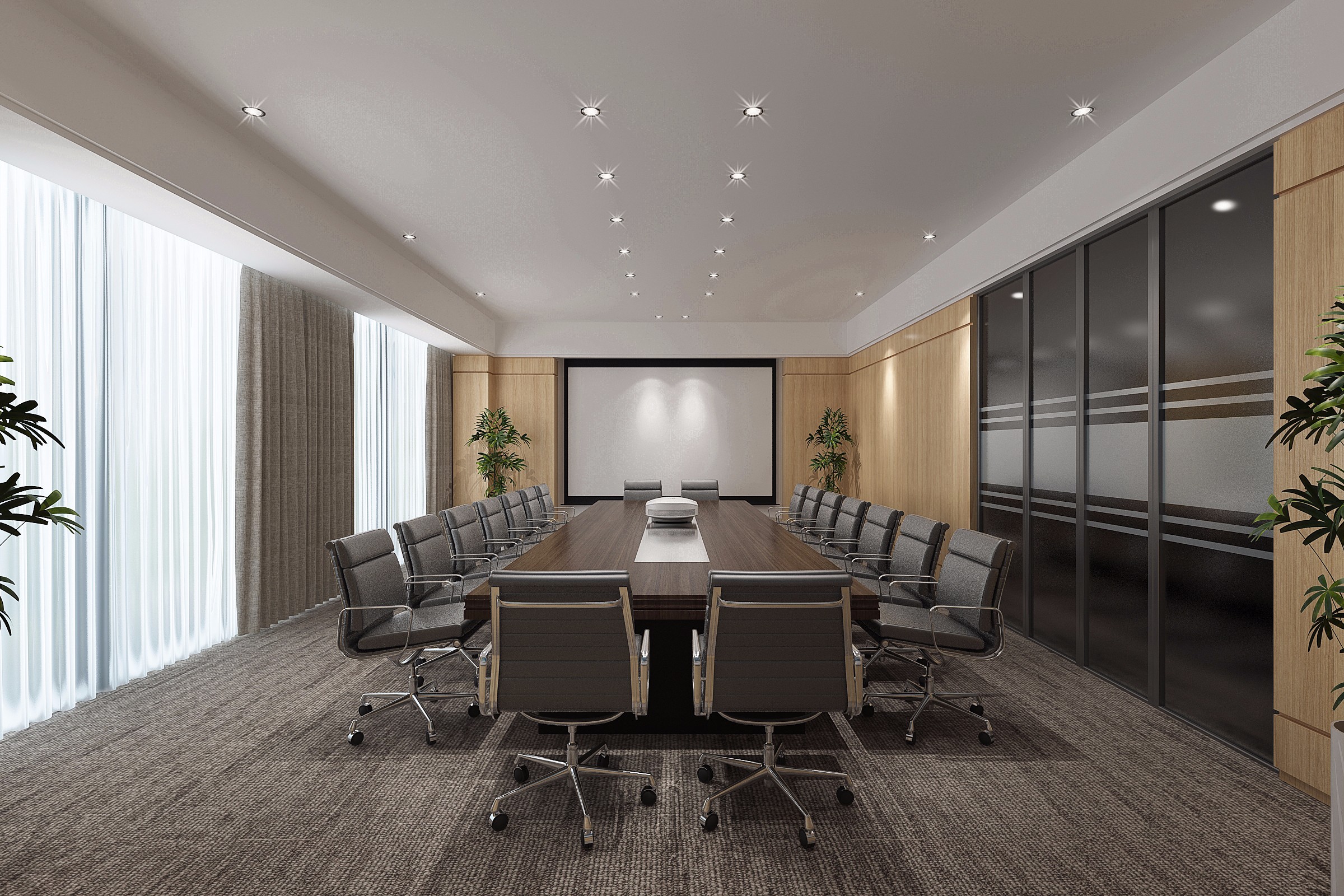 古典大氣老板辦公室裝修設計-第2張圖片-上海古都建筑設計集團