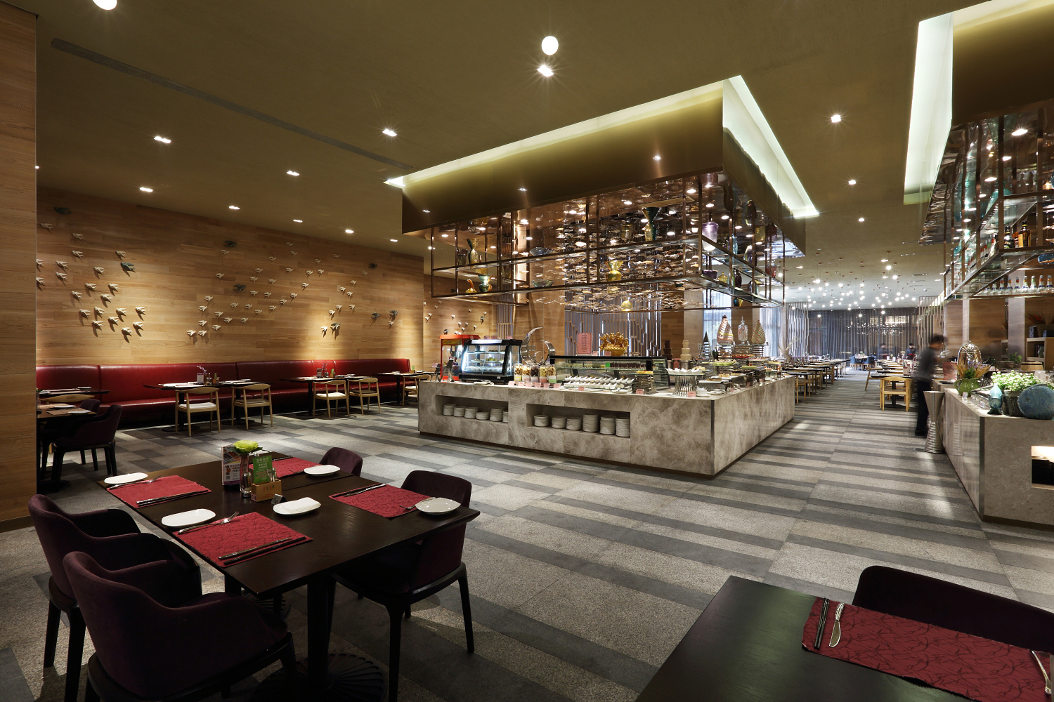 高檔自助餐廳裝修設計-第5張圖片-上海古都建筑設計集團
