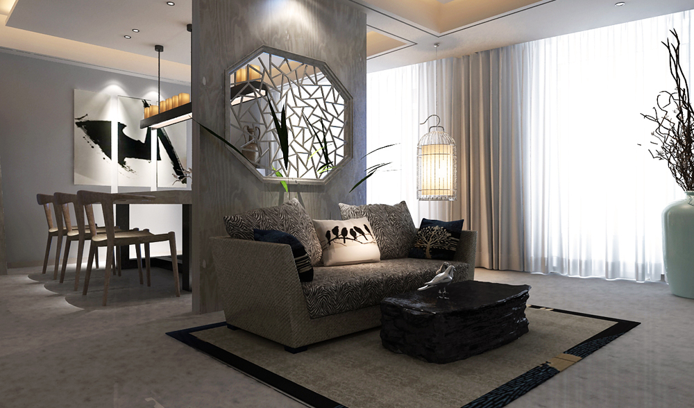 中式復古風格辦公室裝修設計-第2張圖片-上海古都建筑設計集團