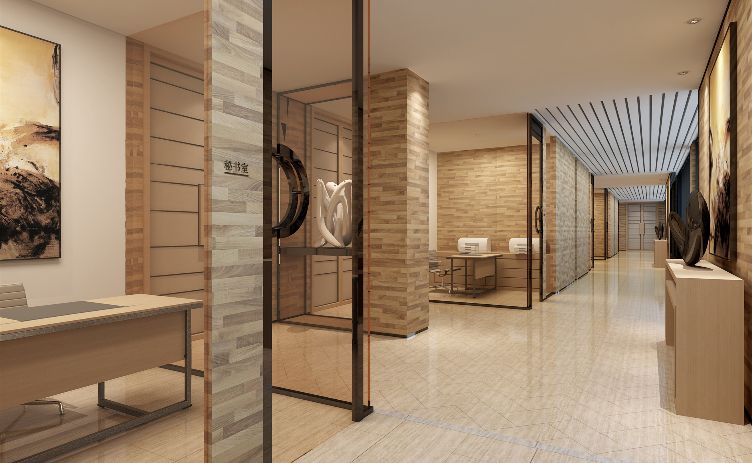 古典風格辦公室裝修設計-第2張圖片-上海古都建筑設計集團