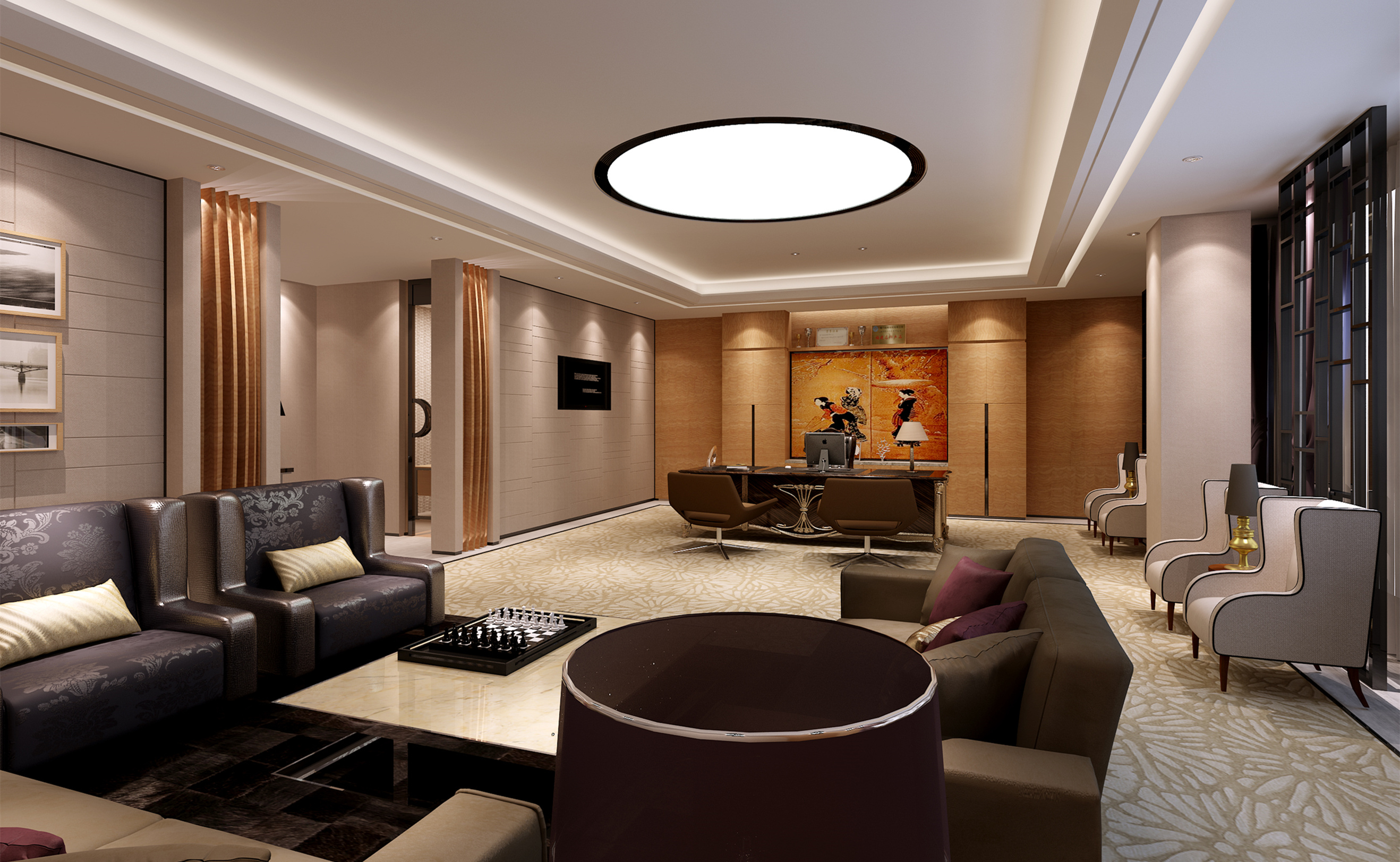 古典風格辦公室裝修設計-第9張圖片-上海古都建筑設計集團