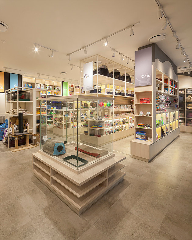 寵物用品一體店裝修設計-第1張圖片-上海古都建筑設計集團