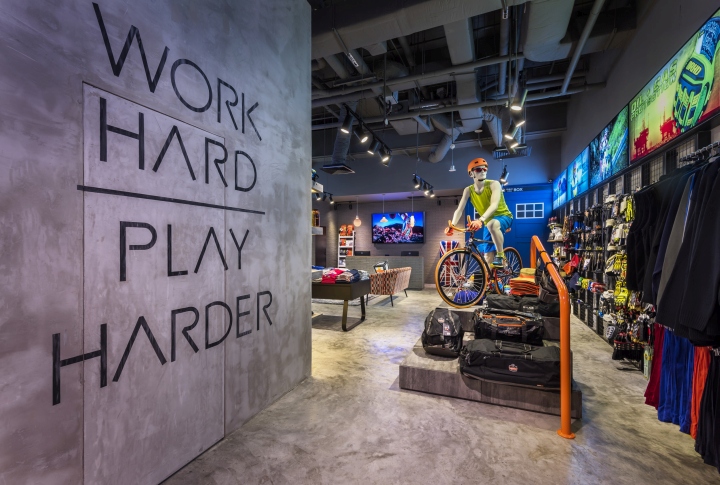 輕工業風體育用品店裝修設計-第2張圖片-上海古都建筑設計集團