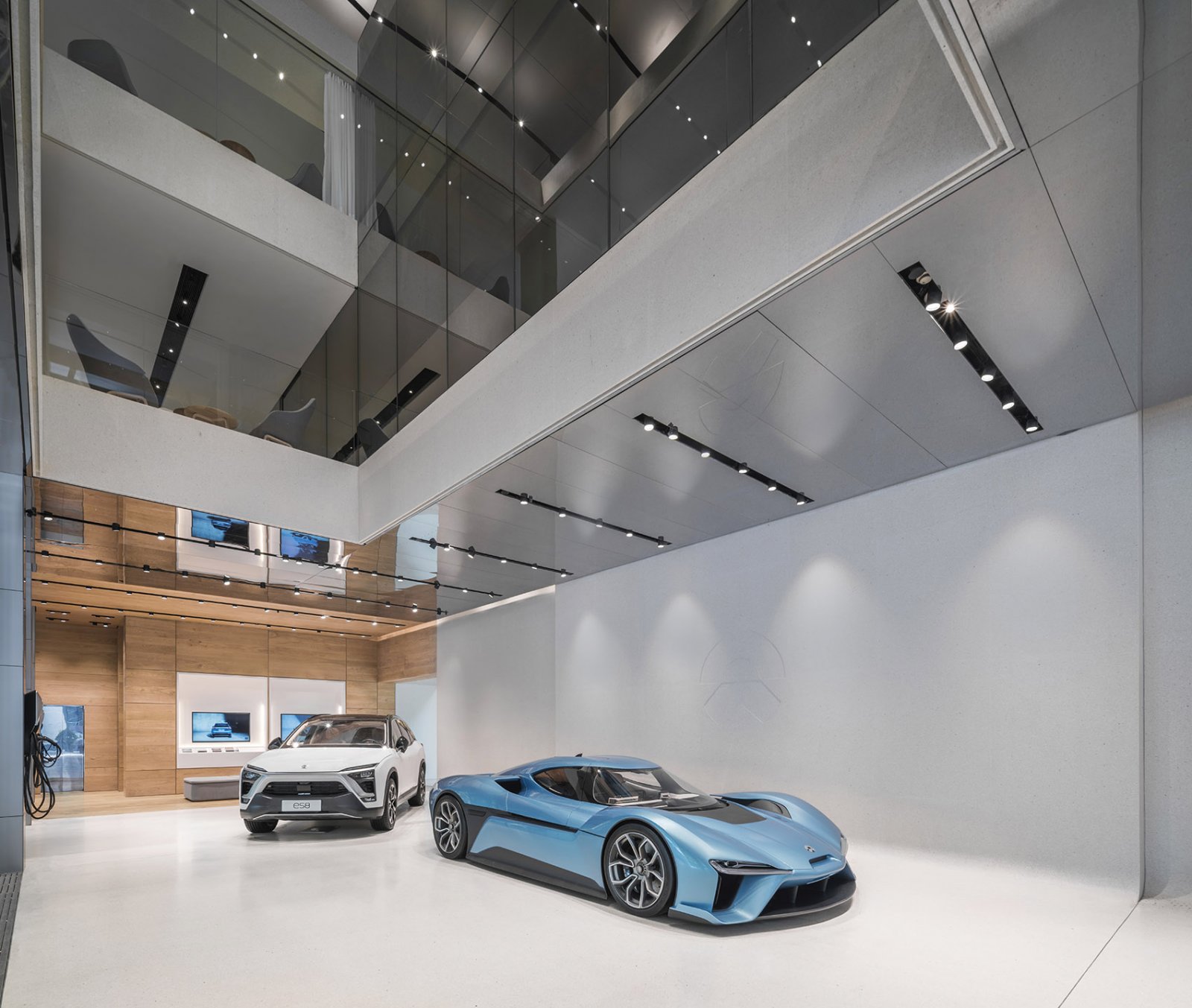 現代簡約4S店展廳裝修設計-第1張圖片-上海古都建筑設計集團