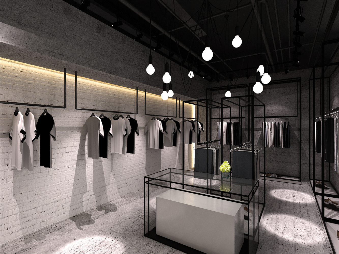 工業風服裝店裝修設計-第5張圖片-上海古都建筑設計集團