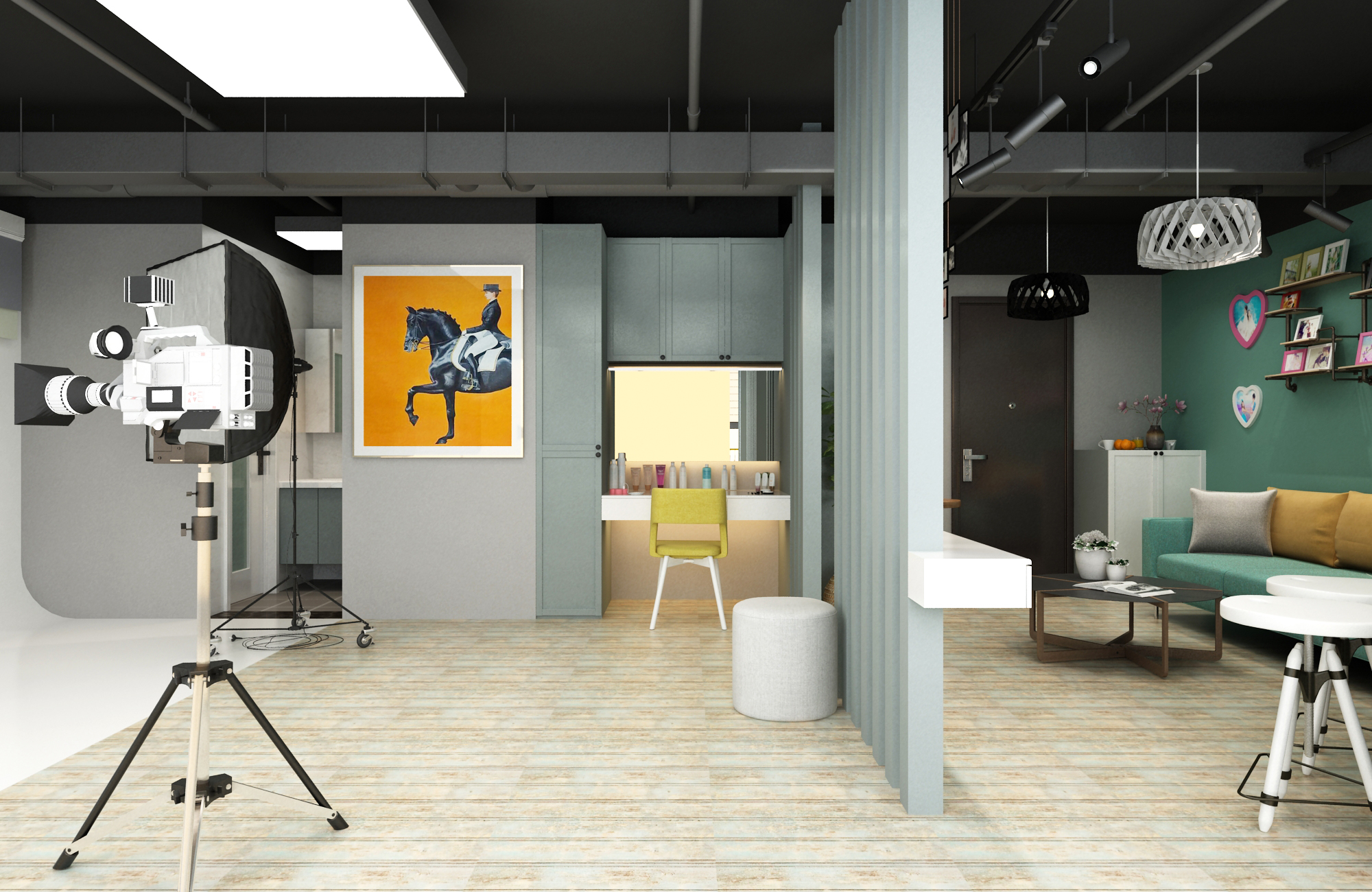 徐匯區50平小型攝影棚裝修設計-第2張圖片-上海古都建筑設計集團